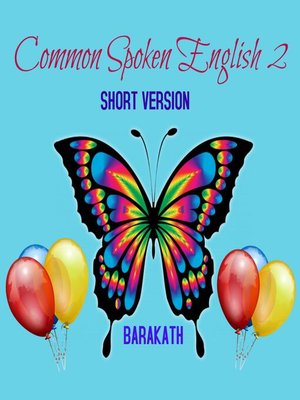 cover image of Common Spoken English 2 Short Version